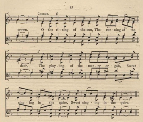 The Holly and the Ivy tune as published by Bramley and Stainer